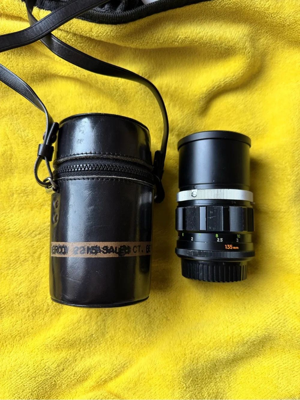 EXCELLENT MINOLTA MC Tele Rokkor PF 135mm F/2.8 Prime Lens
